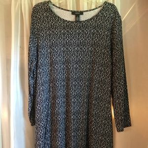 Alfani Black and White Shirt